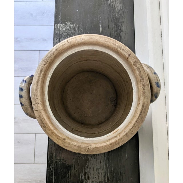 Stone Gray Vintage Naif Earthenware Amphora For Sale - Image 8 of 10