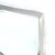 c1960s Large 37x61 Rectangle Solid Aluminum Frame Mid Century Modern Wall Mirror For Sale - Image 12 of 14