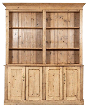 English Pine Bookcase or Dresser, 1880s