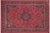 Red Boho Chic Vintage Retro Kashan Red/Blue Wool Rug - 9'7'' X 12'9'' For Sale - Image 8 of 10