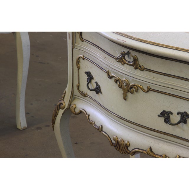 Venetian Style Painted Wood Nightstands, 1960s, Set of 2 For Sale - Image 13 of 18