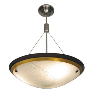 Glass Suspension Light, Amber and Amethyst - Pie in the Sky by Oggetti For Sale