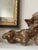 Figurative Antique Gilded Wooden Altar Sculpture Putti, Cherub, Angel For Sale - Image 3 of 5