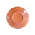 Spanish terracotta plate with bluebird design. Pie crust edges with scroll design.