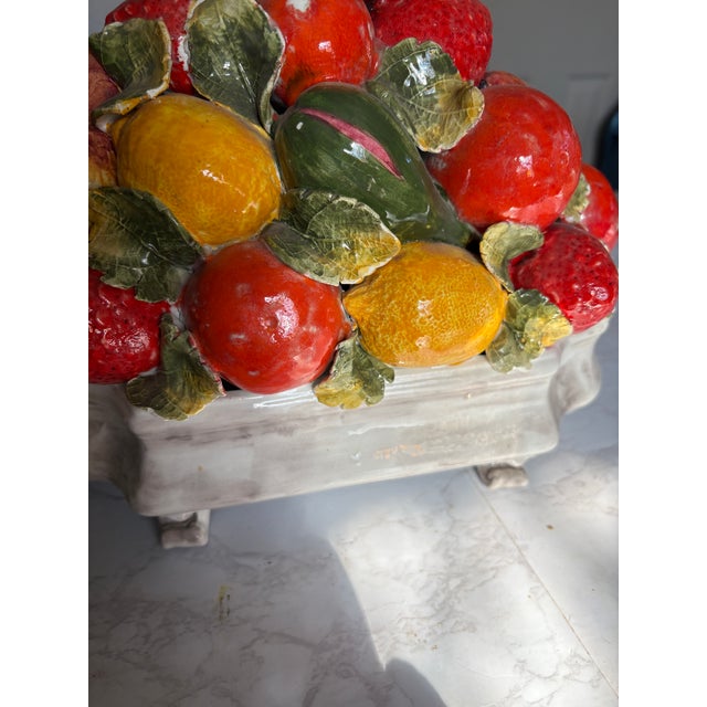 Ceramic 1950s Mueselman Topiary Centerpiece Italy For Sale - Image 7 of 8