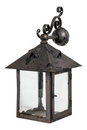 Early 20th Century French Style Wall Mounted Electric Lantern