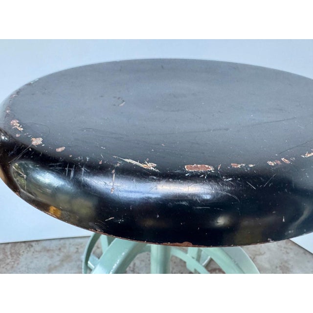 1930's a.s. Aloe Adjustable Medical Stool, St. Louis For Sale - Image 6 of 12