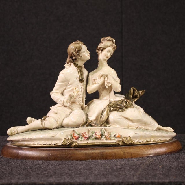 Ceramic Figurine by B. Merli for Capodimonte, 1981 For Sale - Image 13 of 13