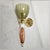Mid-Century Modern 1980s Olive Green, Terracotta Murano Sconces - a Pair For Sale - Image 3 of 10