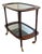 Cesare Lacca Midcentury Mahogany Italian Serving Bar Cart For Sale
