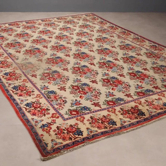 Middle Eastern Bidjar Rug in Wool For Sale - Image 10 of 10