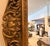 Large Oversized Carved Gold Gilt Wood Beveled Mirror For Sale - Image 4 of 4