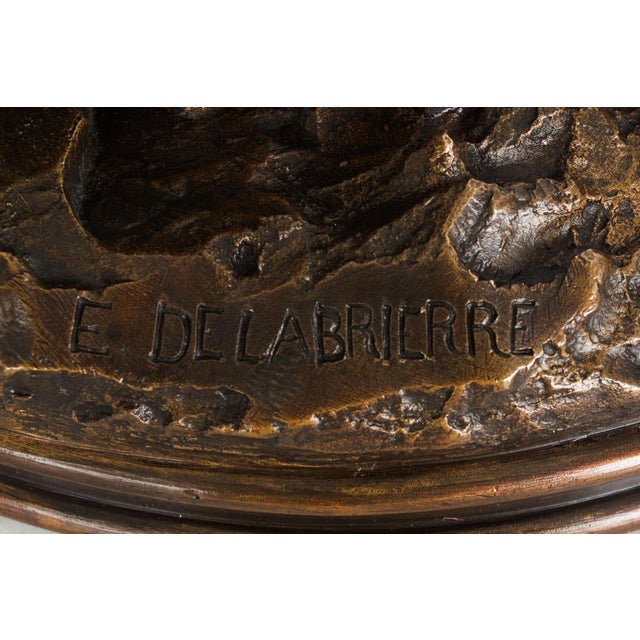 French Antique Bronze Sculpture “Family of Bears” by Delabrierre For Sale - Image 17 of 18
