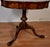 1930s Weiman English Regency Mahogany & Leather Top Center Table For Sale - Image 11 of 17