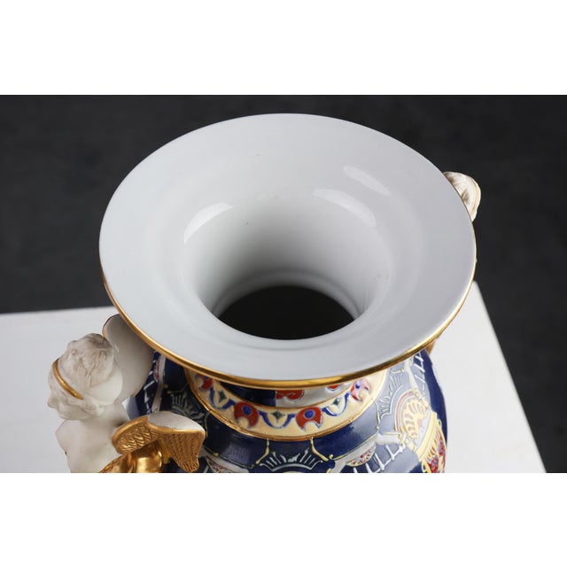 Empire Porcelain Vases from August & Conrad Bauscher, Germany, 1900s, Set of 2 For Sale - Image 10 of 12