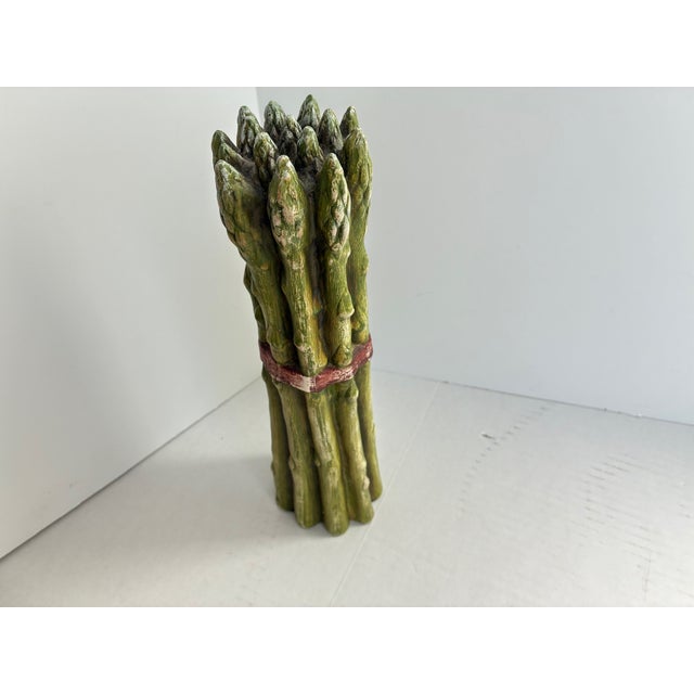 Vintage Ceramic Trompe I'Loeil Asparagus Spears - Pottery Sculpture For Sale - Image 6 of 9