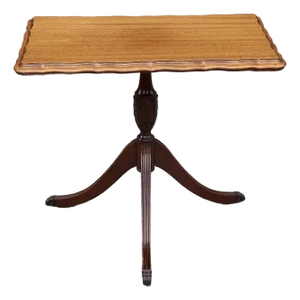 19th Century English Regency Mahogany Pedestal Supper or Occasional Table