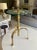 Italian Brass Round Tripod Side Table For Sale - Image 10 of 13