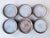 Six stoneware plates from Ratilly / J&N Pierlot / Puisaye Norbert Pierlot (1919–1979): French actor and ceramicist, born...
