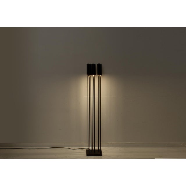 Reed IX Steel Light Sculpture from Early Light For Sale - Image 6 of 6