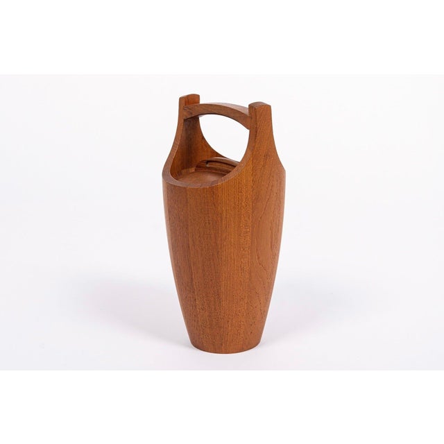 Dansk Mid Century Danish Modern Teak Ice Bucket by Jens H. Quistgaard for Dansk For Sale - Image 4 of 13