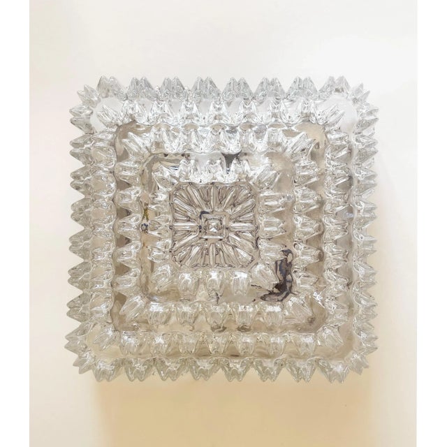 Large Ceiling Lamp in Crystal Cluster by Helena Tynell for Limburger Leuchten, Germany, 1960s For Sale - Image 6 of 12
