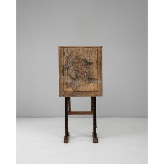 20th Century French Wooden Artist's Easel with Adjustable Tilt For Sale - Image 17 of 18