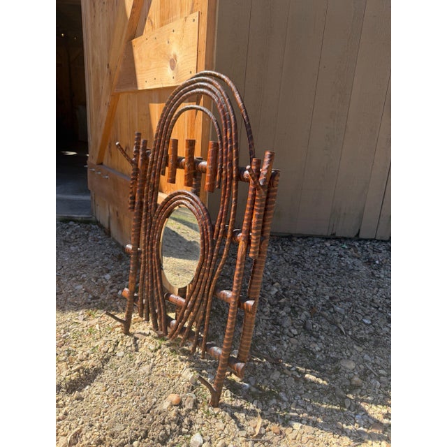 Cabin Vintage Adirondack Twig Mirror For Sale - Image 3 of 6