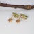 Green 3.3Ct Peridot Earrings With Earth-Mined Diamond Accents in Solid 14k Gold, 8x6mm For Sale - Image 8 of 8
