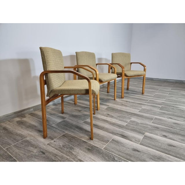 Czechoslovakian Armchairs by Ludvik Volak for Holes Tree, Set of 3 For Sale - Image 16 of 18