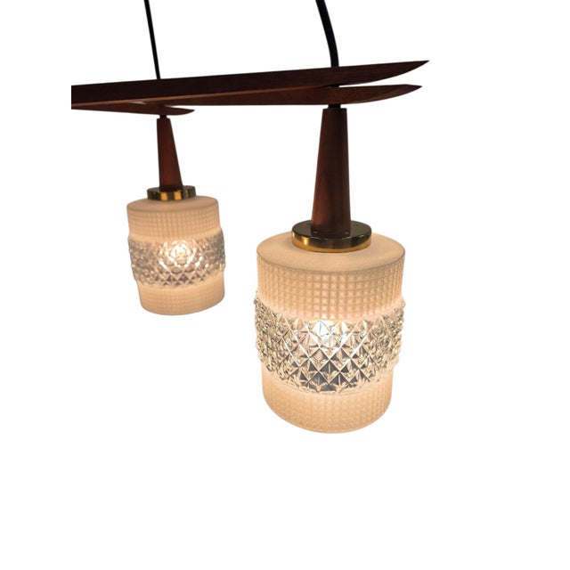 Danish Pendant Lamp in Teak Wood, 1960s For Sale - Image 13 of 18