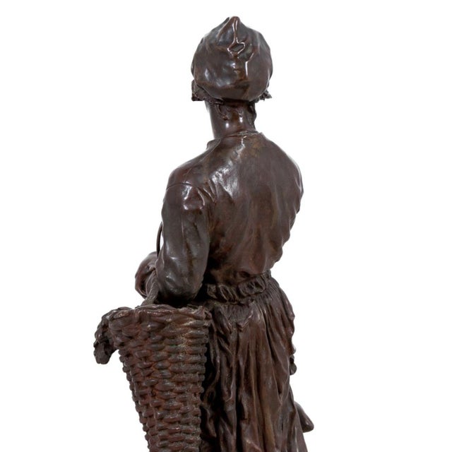 Jean-Baptiste Carpeaux "Puys" Patinated Bronze For Sale - Image 4 of 6