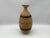 Mid 20th Century Mid 20th Century Pottery Craft Vase Striped Brown For Sale - Image 5 of 9