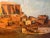 Bronze Signed Painting of the Aragon Region in Spain C.1931 For Sale - Image 8 of 13