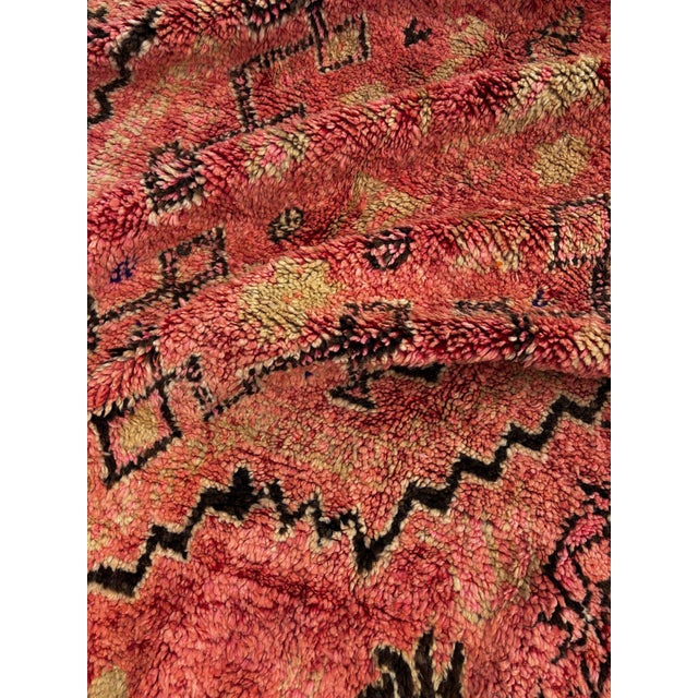 1980s Mid-Century Modern Moroccan Rug For Sale - Image 6 of 10