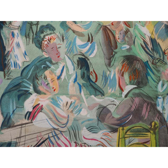 Raoul Dufy, Ball at the Moulin de la Galette, 1953, Original Lithograph For Sale - Image 6 of 9