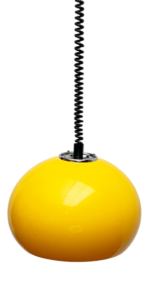 Mid-Century Space Age Italian Jolly Pendant Lamp by Luigi Massoni for Guzzini, 1960s