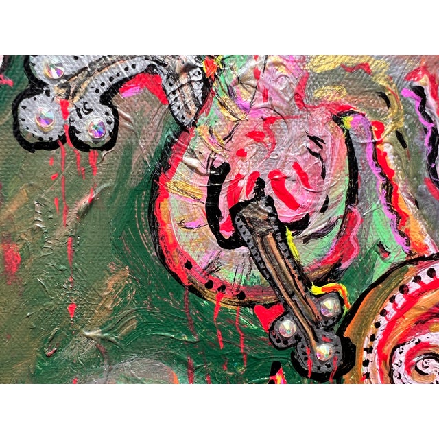 Original Abstract Painting on Canvas by Serg Graff, "Apocalypse" Coa, Framed For Sale - Image 11 of 15