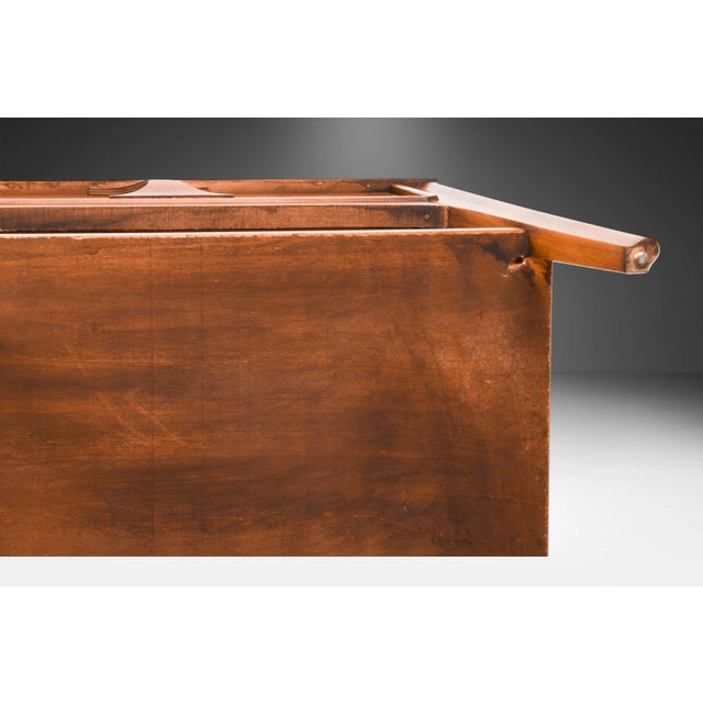 Brown Pair Kent Coffey Perspecta Rosewood Pecan Nightstands Tables For Sale - Image 8 of 13