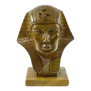 Mid 20th Century Large Carved Stone Pharaoh