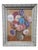 Vintage Still Life Botanical Painting featuring a Van Gogh Style Bouquet of Flowers Painted on recycled Paper and encased...