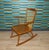 Vintage Rocking Chair with Locking Mechanism in Wood, 1890s For Sale - Image 11 of 11