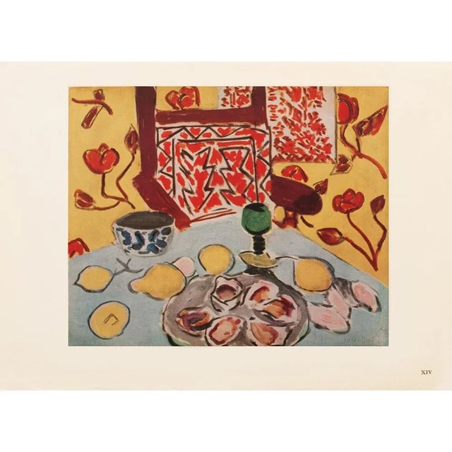 1946 After Henri Matisse "Still Life on Blue Table", First Edition Parisian Lithograph For Sale In Dallas - Image 6 of 8