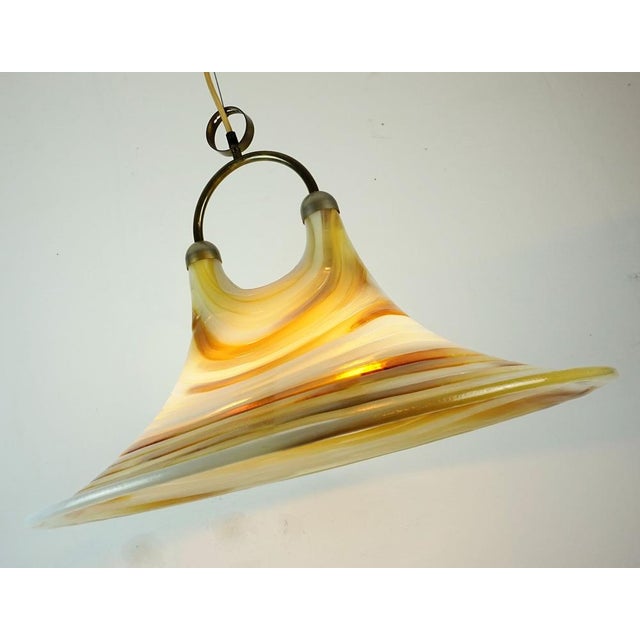 Large Vintage Space Age Pendant Lamp in Acrylic and Metal from Cosack Leuchten, 1970s For Sale - Image 9 of 16