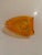 Glass Vintage 1970s Amber Glass Peacock Decorative Bowl For Sale - Image 7 of 7