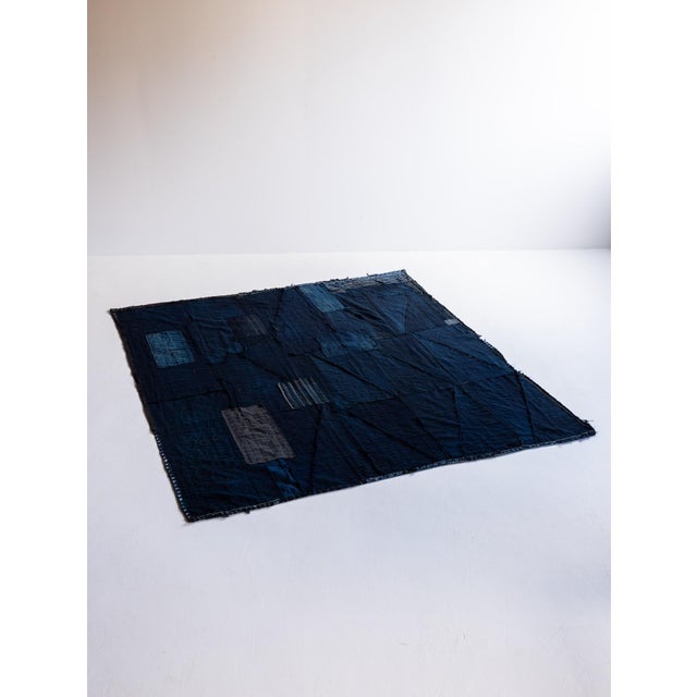 Japanese Antique Rag "Boro" 1800s-1860s / Abstract Art Wabi Sabi For Sale - Image 13 of 15