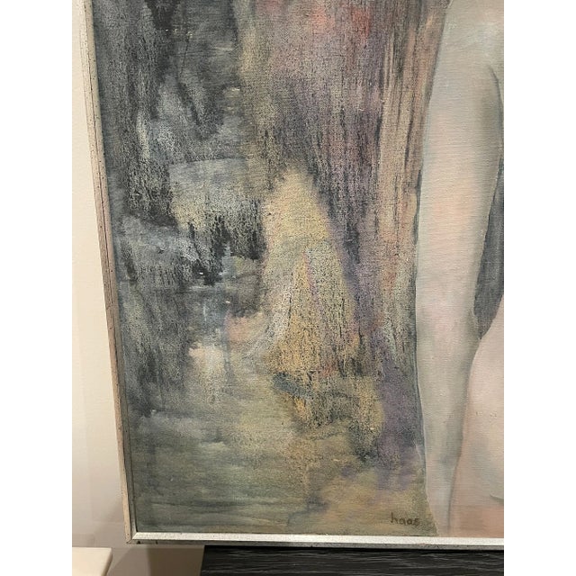 "Nude No. 89" Expressionist Figurative Oil Painting For Sale - Image 4 of 6