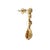 Metal 14k Gold 2.50 Carat Diamond Dangle Earrings, A Pair For Sale - Image 7 of 10