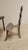 Vintage Sculptural Wooden Table and Two Chairs with Hand-Carved Loop Backrests, 1940s, Set of 3 For Sale - Image 11 of 18