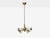 1950s Swedish Modern, Pendant Light, Brass, Fabric, Sweden For Sale - Image 10 of 10